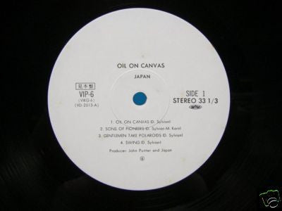 Release: Oil On Canvas-Vinyl-Japan-1983-VIP-6~7-1852407