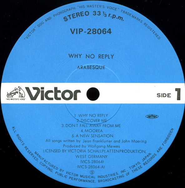 Arabesque VII / Why No Reply