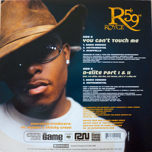 You Can't Touch Me / D-Elite