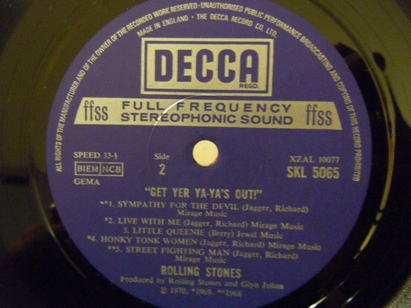 Get Yer Ya-Ya's Out! (The Rolling Stones In Concert)