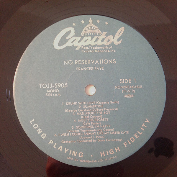No Reservations