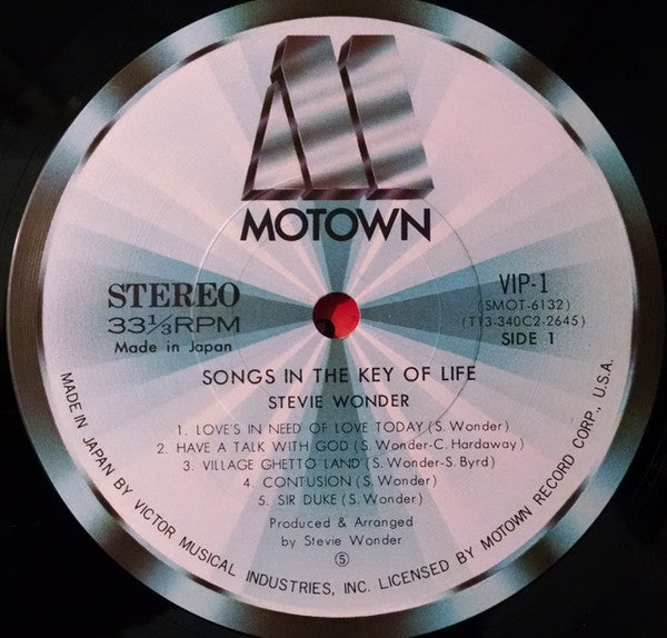 Songs In The Key Of Life = キー・オブ・ライフ