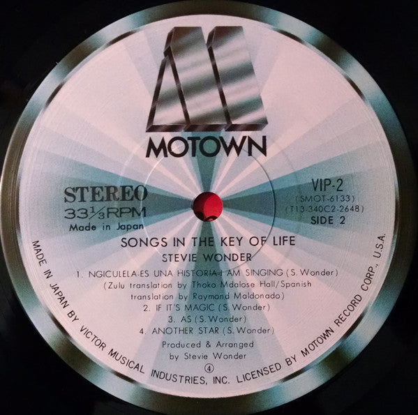 Songs In The Key Of Life = キー・オブ・ライフ
