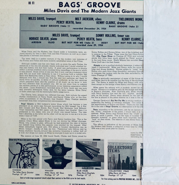 Bags Groove