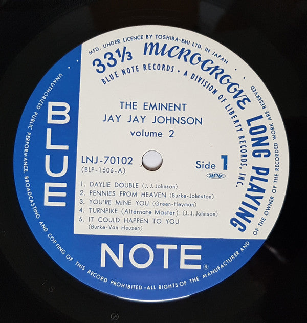 The Eminent Jay Jay Johnson Volume 2