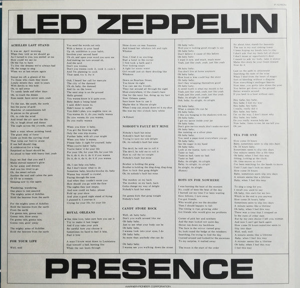 Presence = プレゼンス