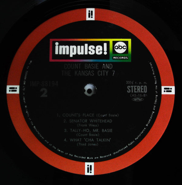 Count Basie And The Kansas City 7