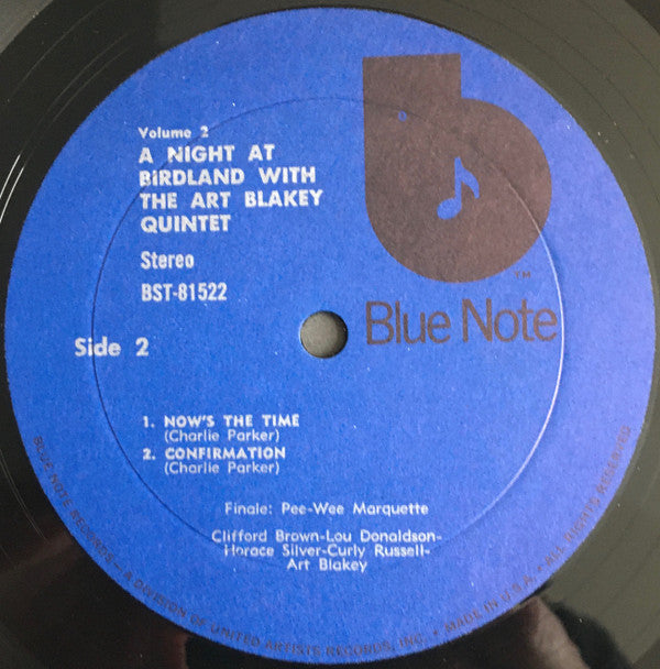 A Night At Birdland Volume 2