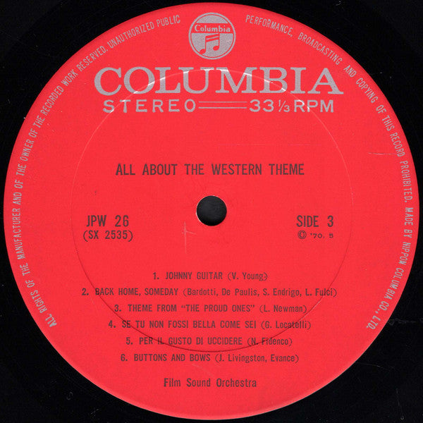 All About The Western Theme = 西部劇テーマのすべて