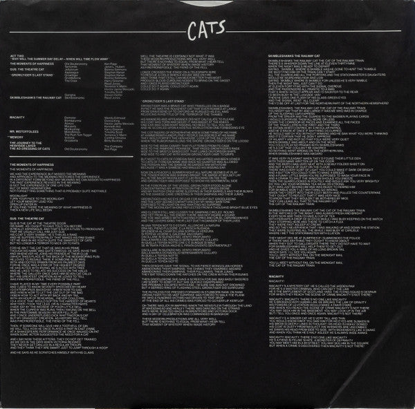 Cats - Complete Original Broadway Cast Recording