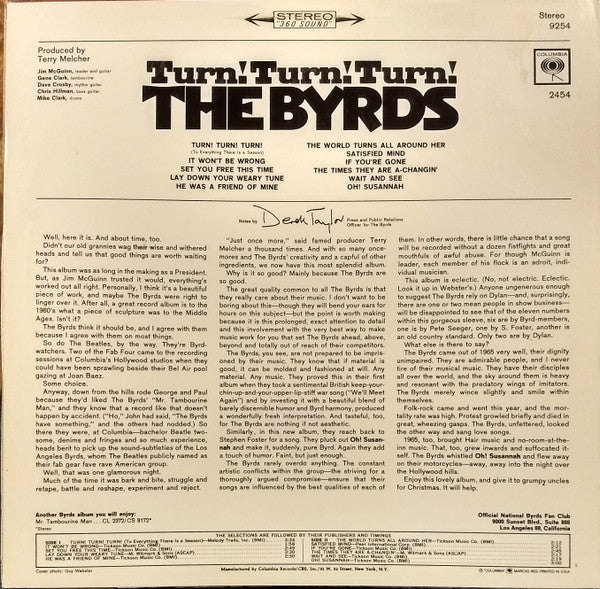 Turn! Turn! Turn!