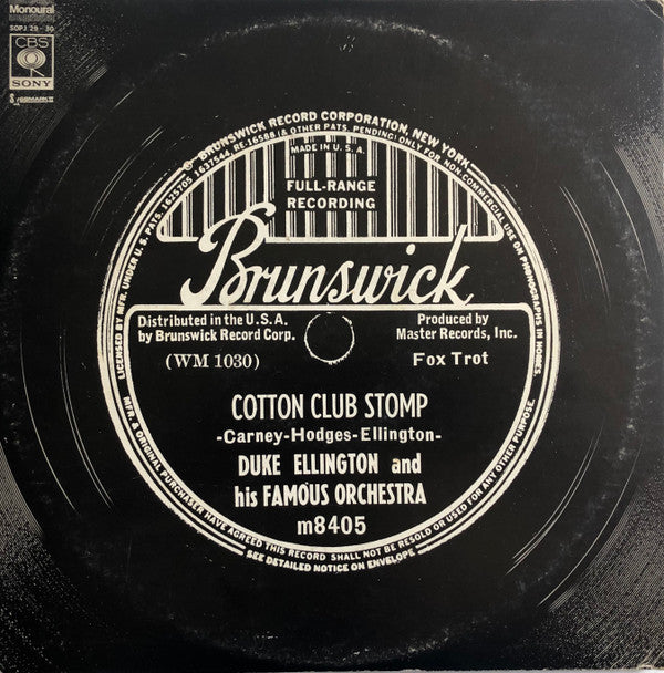 Cotton Club Stomp (1935-39)
