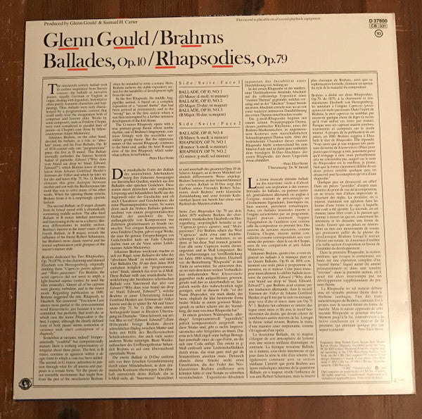 Ballades, Op.10, Rhapsodies, Op.79