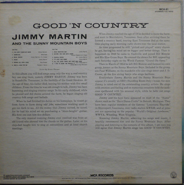 Good 'N Country