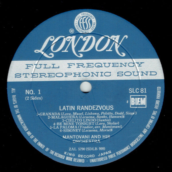Latin Rendezvous = ラテン・ランデヴー