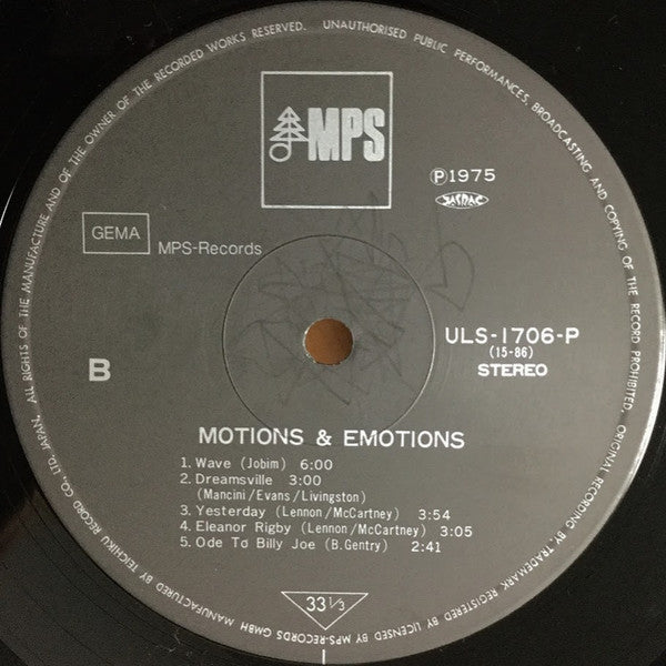 Motions & Emotions