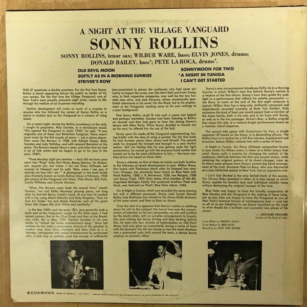 A Night At The "Village Vanguard"
