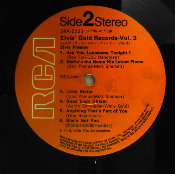 Elvis' Golden Records, Vol. 3