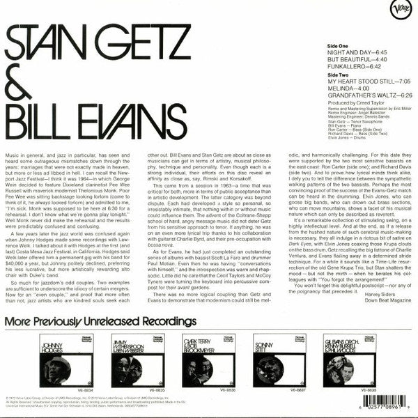 Stan Getz & Bill Evans