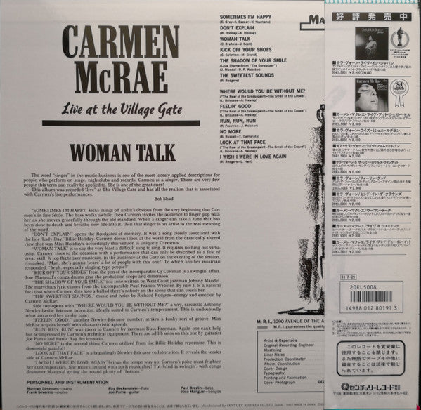 Woman Talk (Live At The Village Gate)