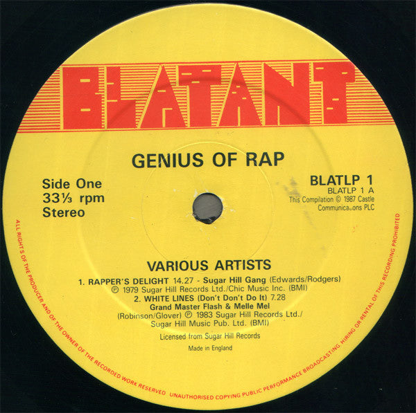 Genius Of Rap - The Sugarhill Story