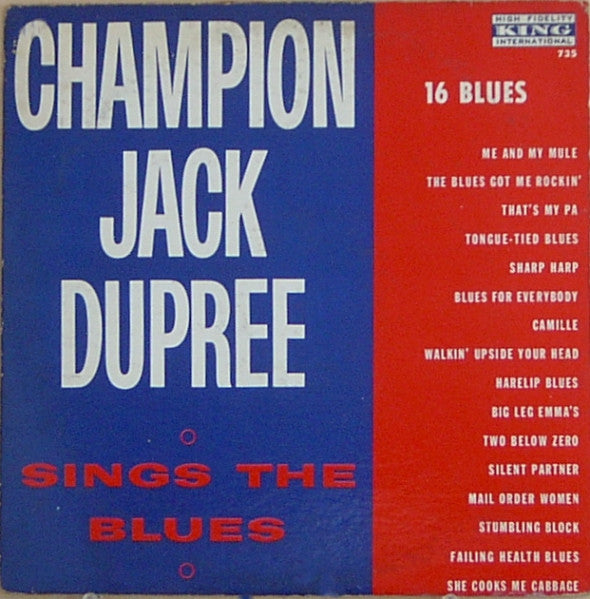 Champion Jack Dupree Sings The Blues
