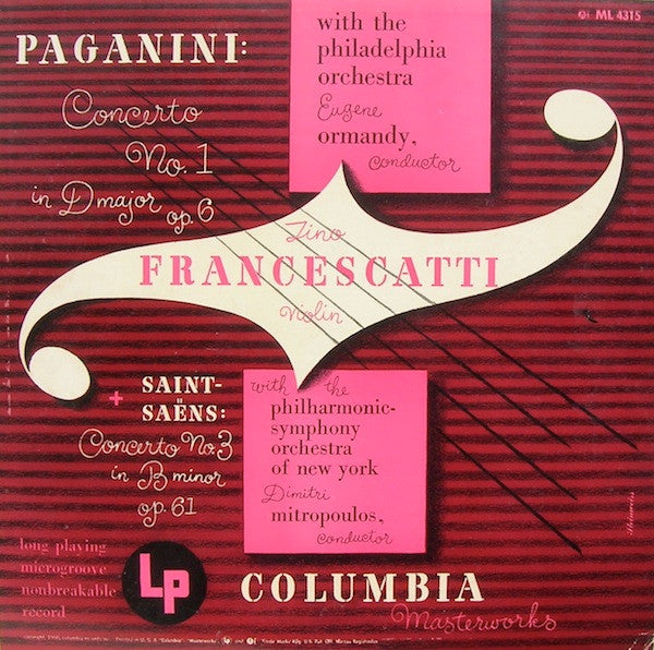 Concerto No.1 In D Major, Op. 6 / Concerto No. 3 In B Minor, Op. 61
