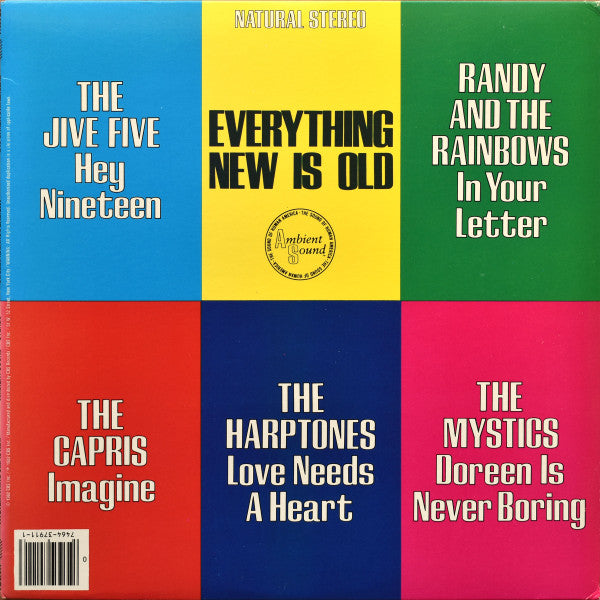 Everything New Is Old...Everything Old Is New