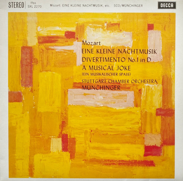 Eine Kleine Nachtmusik / Divertimento No. 1 In D, A Musical Joke (Ein Musikalischer Spass)