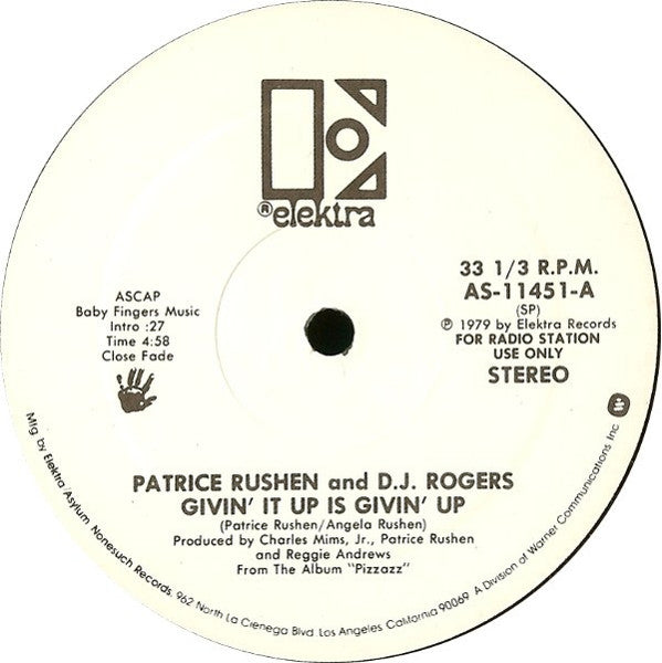 Givin' It Up Is Givin' Up