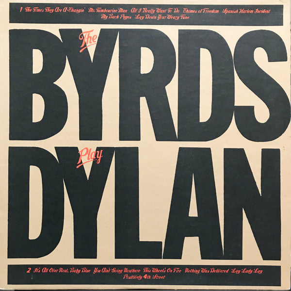 The Byrds Play Dylan