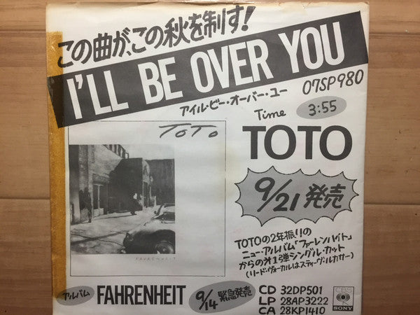 I'll Be Over You