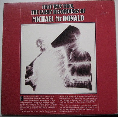 That Was Then, The Early Recordings Of Michael McDonald