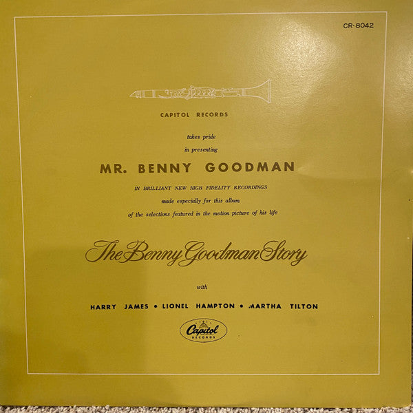 Benny Goodman Plays Selections From The Benny Goodman Story