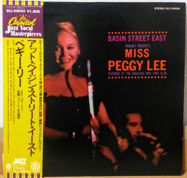 Basin Street East Proudly Presents Miss Peggy Lee Recorded At The Fabulous New York Club