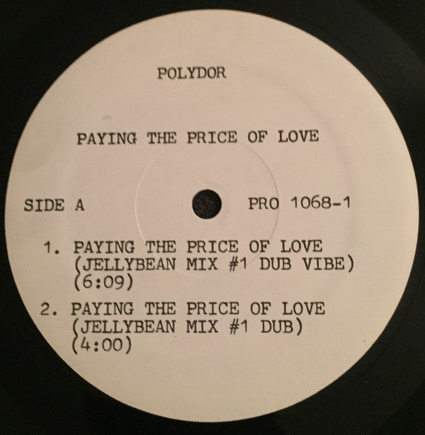 Paying The Price Of Love