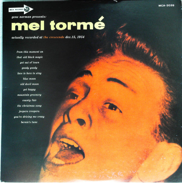 Gene Norman Presents Mel Torme At The Crescendo