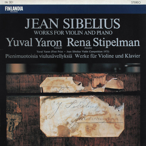 Works For Violin And Piano = Pienimuotoisia Viulusävellyksiä = Werke Für Violine Und Klavier