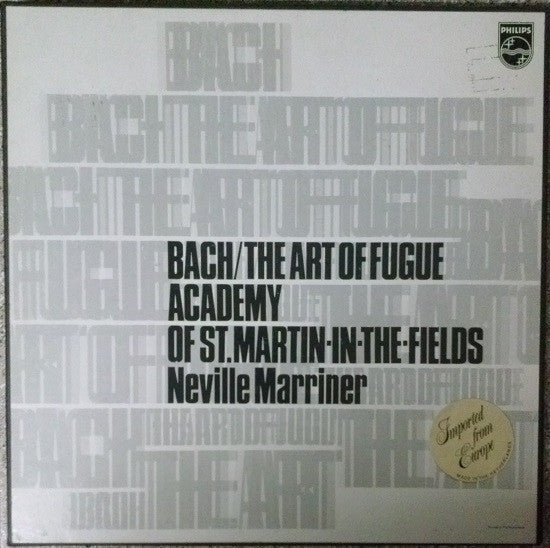 Die Kunst Der Fuge • The Art Of Fugue • L' Art De La Fugue (BWV 1080)