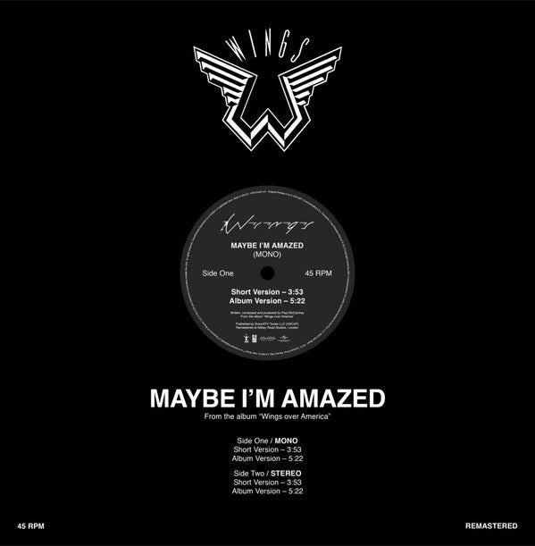 Maybe I'm Amazed