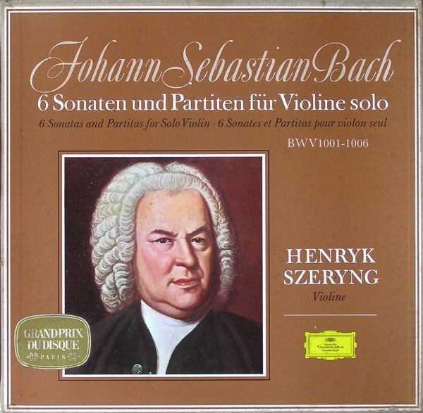 6 Sonaten Und Partiten Für Violine Solo, BWV 1001-1006