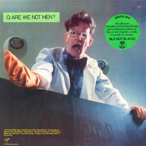 Q: Are We Not Men? A: We Are Devo!