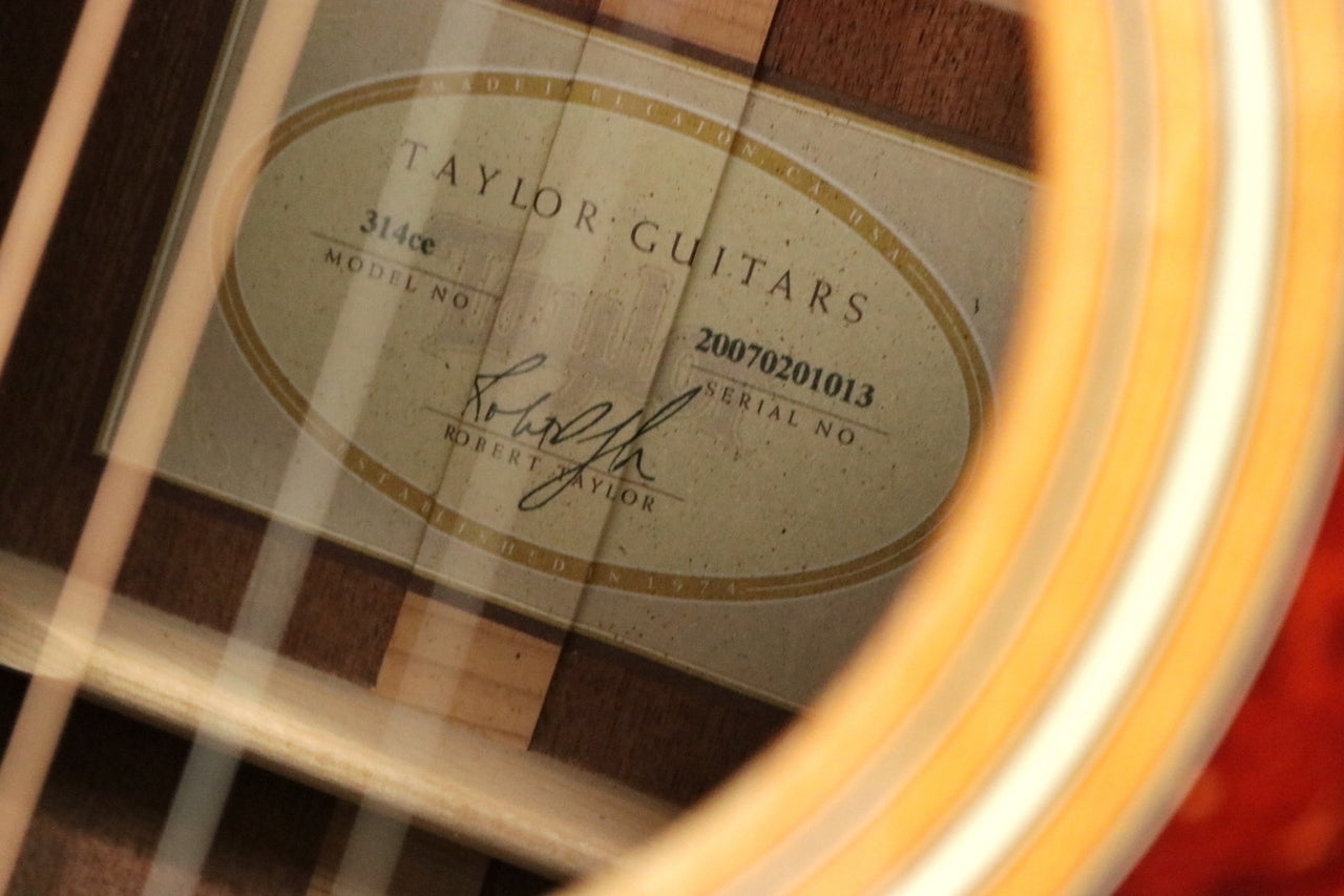 Taylor 314ce 2007 [Taylor authorized repair man store]
