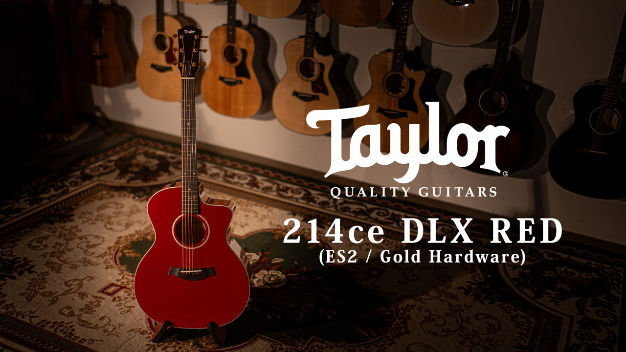 Taylor [Trial video included] 214ce DLX RED ES2 Gold Hardware [Taylor authorized repair man]