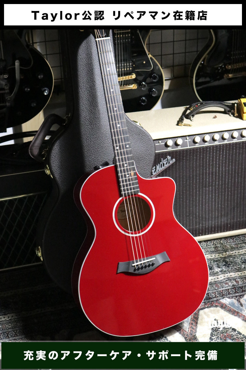 Taylor [Trial video included] 214ce DLX RED ES2 Gold Hardware [Taylor authorized repair man]