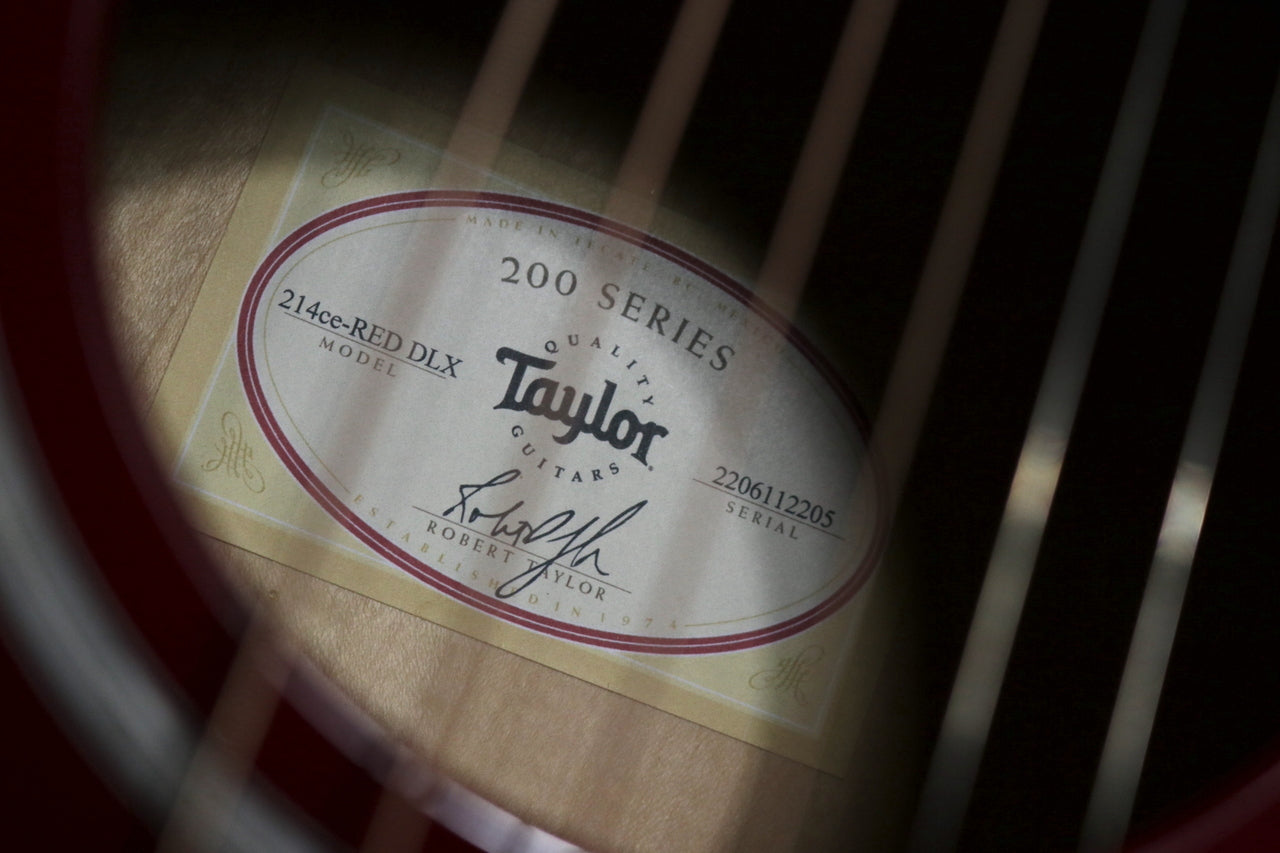 Taylor [Trial video included] 214ce DLX RED ES2 Gold Hardware [Taylor authorized repair man]