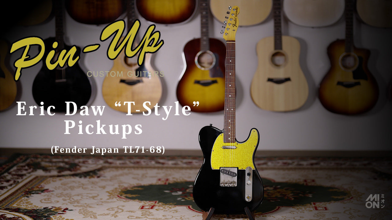 Fender Japan [Test video available] TL71-68 Telecaster Black Gold Pickguard w/ Eric Daw Custom Guitars "T" Style Pickups