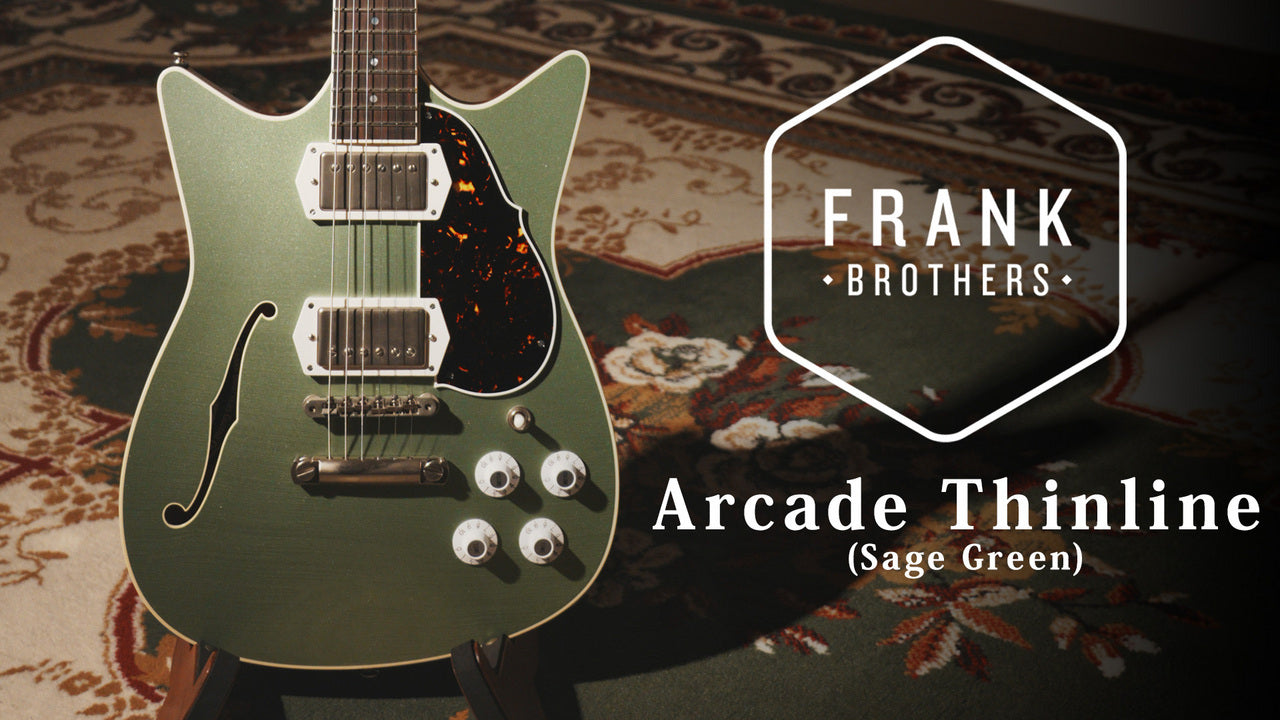 Frank Brothers [Trial video available] Arcade Thinline Sage Green 2025