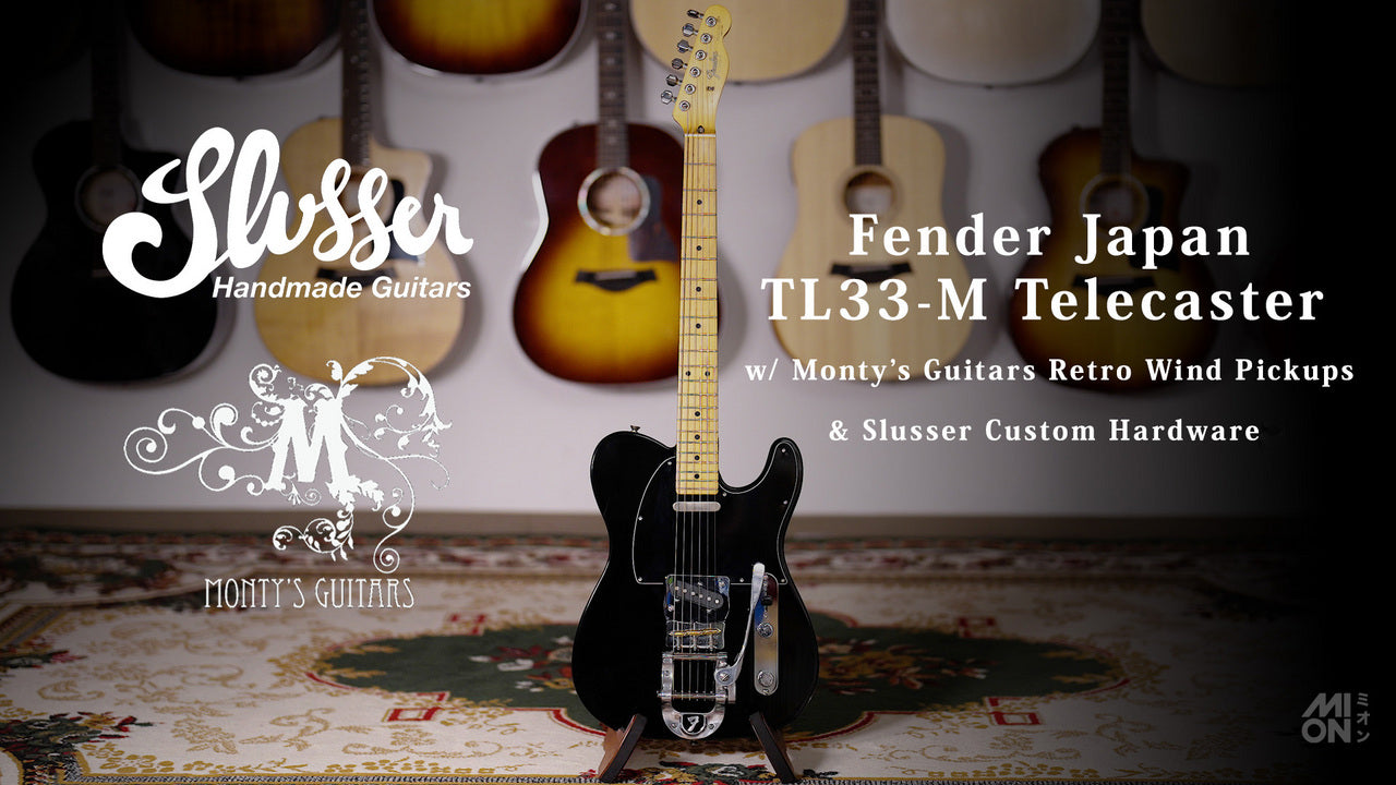 Fender Japan [Test video included] TL33-M w/ Monty's Guitars Retro Wind Pickups & Slusser Custom Hardware