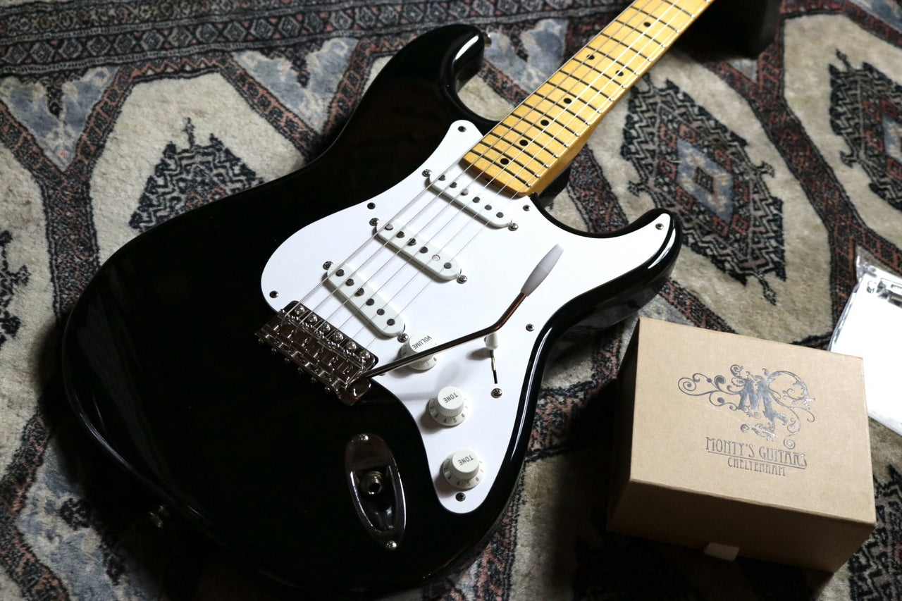 Fender Japan Stratocaster Black w/ Monty's Guitars '54 Stratocaster Pickups Set